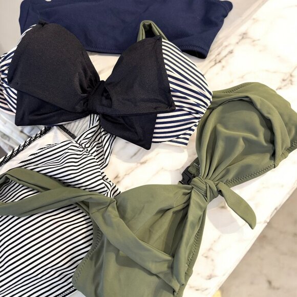 Swim Top Bundle 5 Pieces Size XS and Small Victoria's Secret Aerie Shein Bundle - Picture 2 of 10